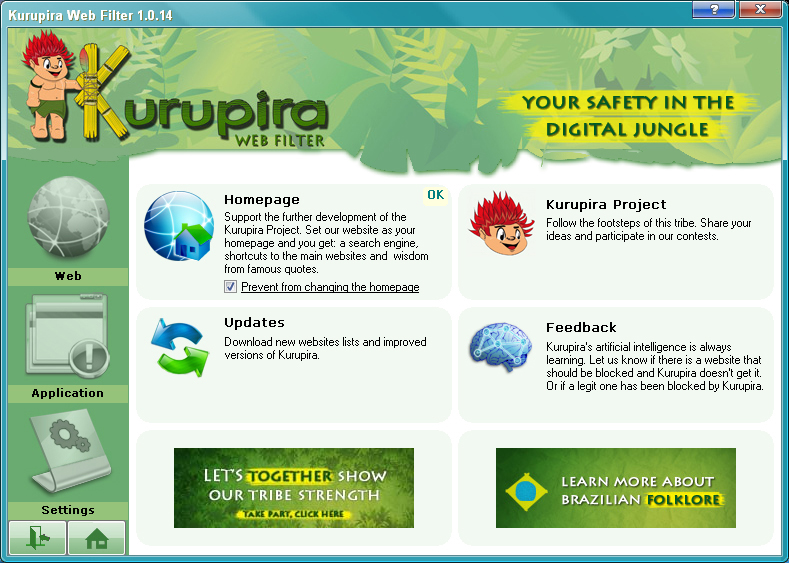 Kurupira Web Filter FREE screen shot
